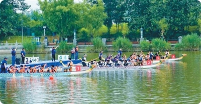 京台青年龙舟竞渡共话友谊