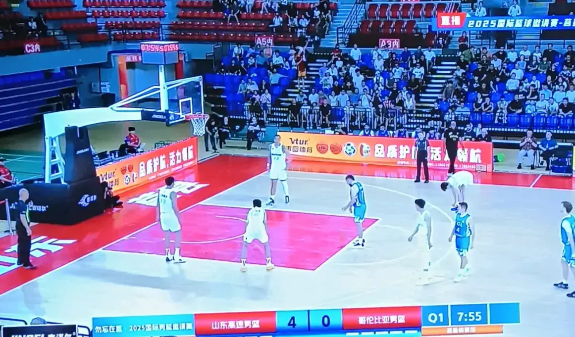 山东男篮热身赛87：74击败哥伦比亚国家队！