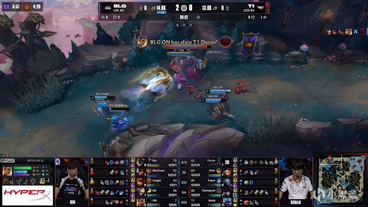 MSI正赛：小吕布女警伤害拉满！T1 2-0 BLG！