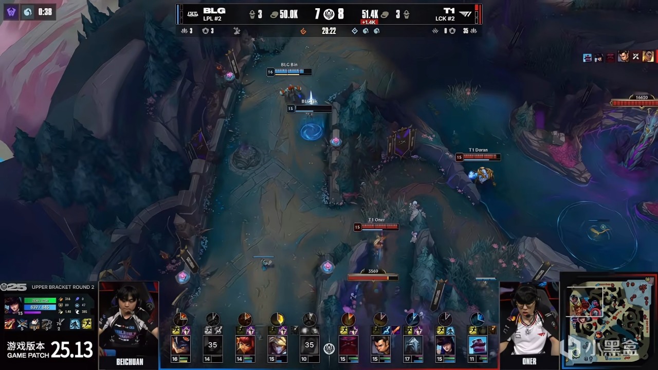 MSI正赛：小吕布女警伤害拉满！T1 2-0 BLG！