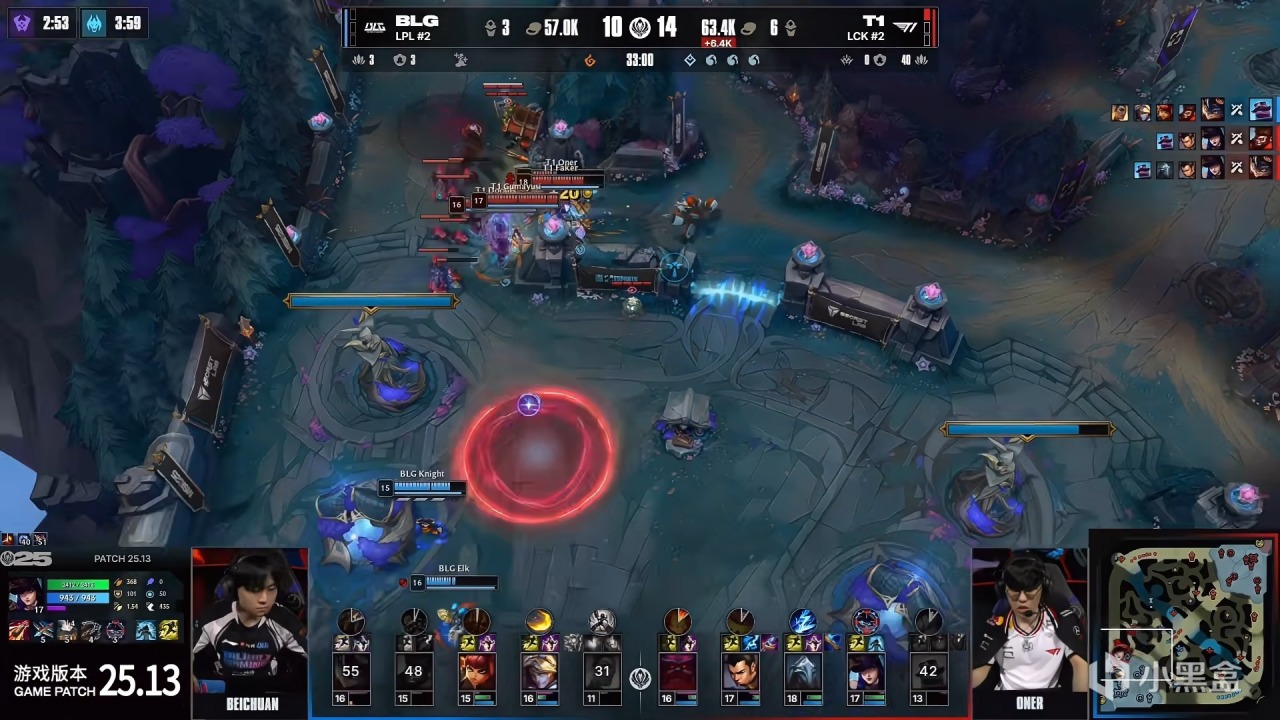 MSI正赛：小吕布女警伤害拉满！T1 2-0 BLG！