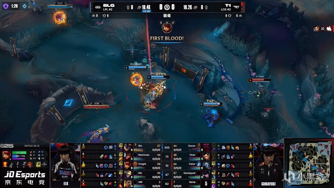 MSI正赛：小吕布女警伤害拉满！T1 2-0 BLG！