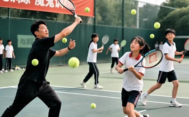 体育老师怒拍桌，学生沉迷手机，网球课却成救赎？