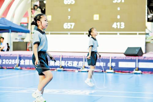 全国跳绳段位赛石家庄站燃情开赛