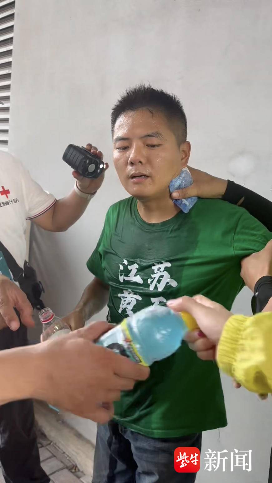 记者亲历40度高温下的“苏超”奥体之战