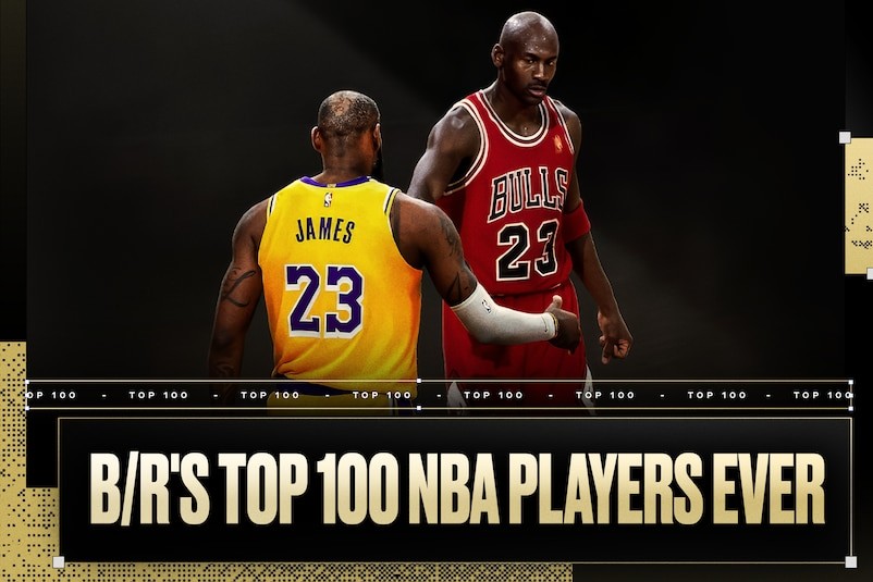 BR最新NBA历史百大球星：乔詹分列前2，科比未进前10