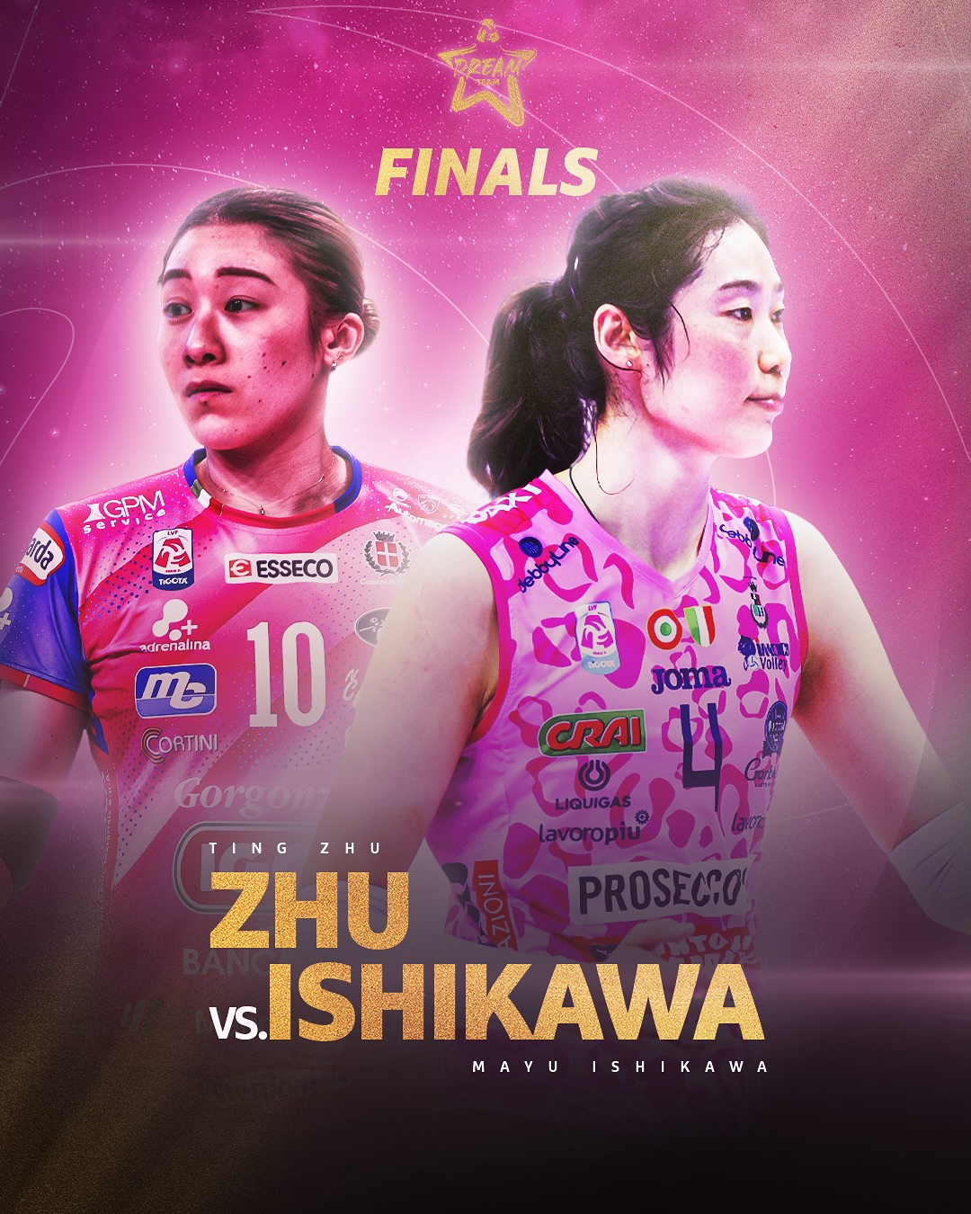 决赛14进7！中国女排朱婷vs日本女排石川真佑 巴西加比淘汰意大利塞拉