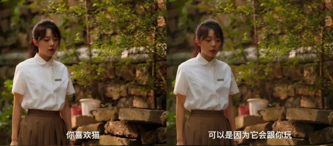 同样是演“高中生”，22岁赵今麦和27岁张凌赫同框时，感觉差辈了