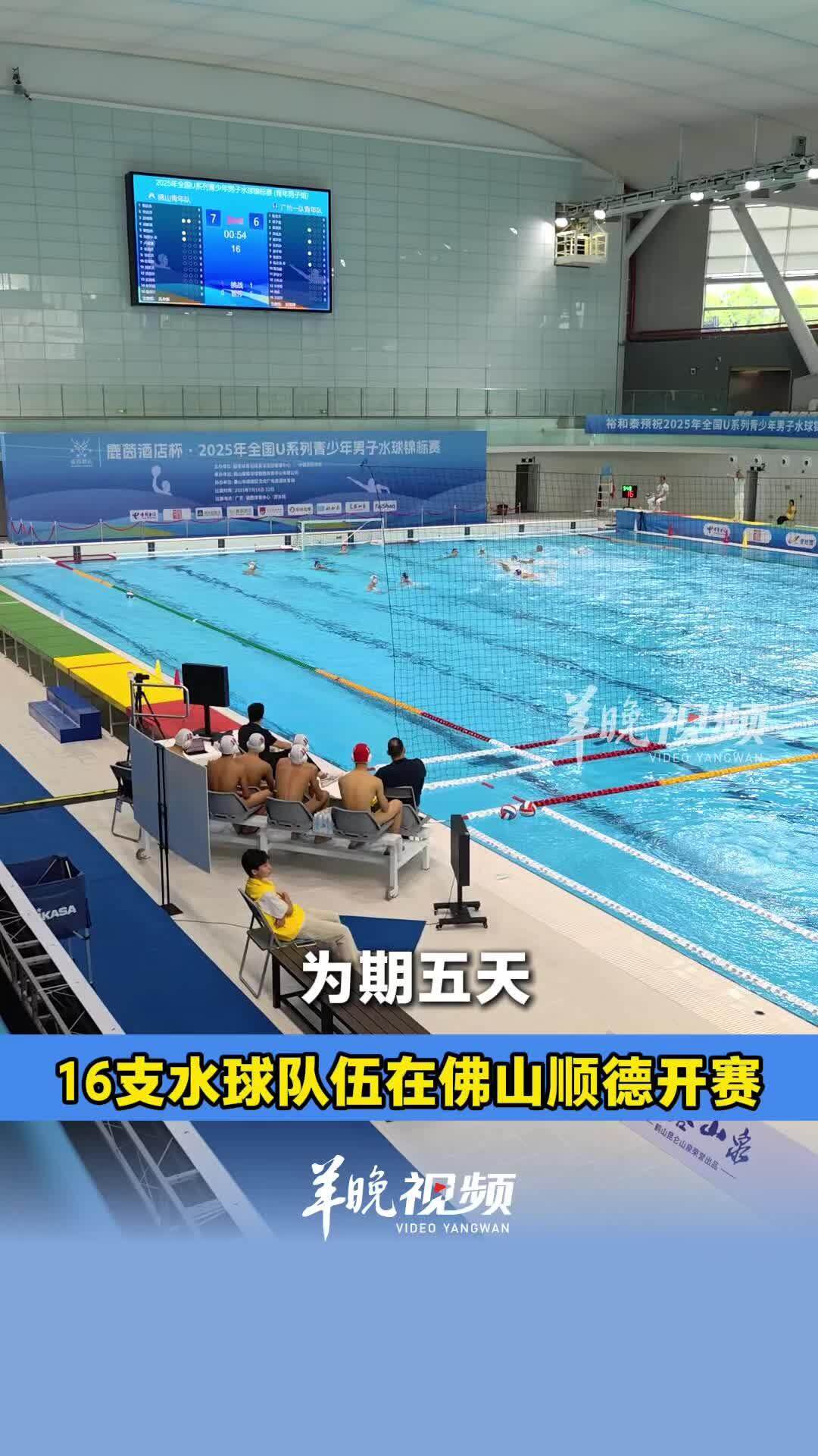 2025年全国U系列青少年男子水球锦标赛在佛山开赛