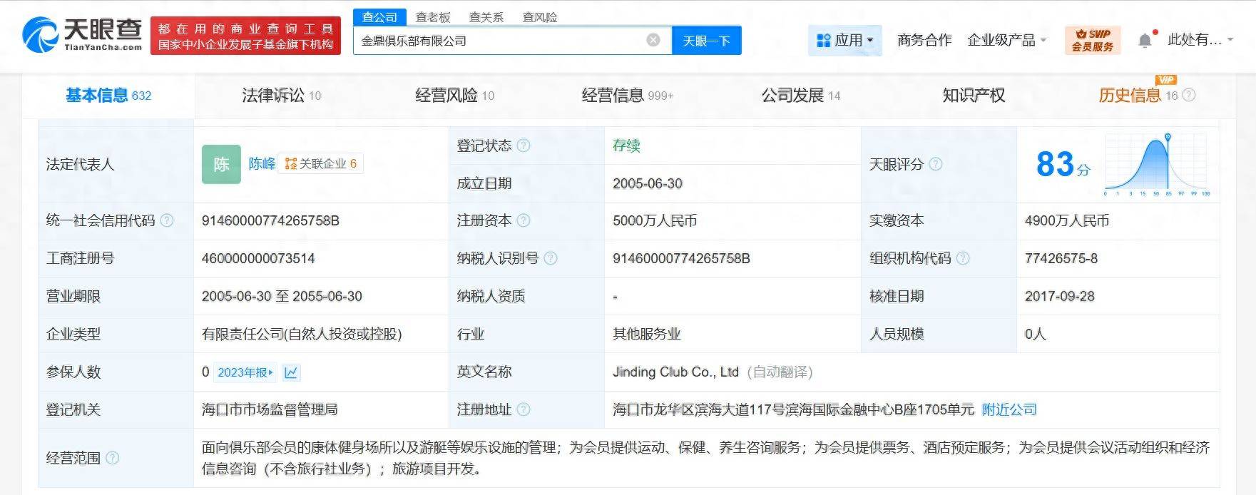 金鼎俱乐部陷经营异常，马云等25位股东持股公司何去何从？
