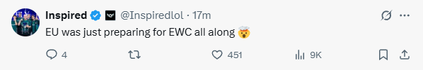 Inspired：原来欧洲一直以来都是在为EWC作准备的