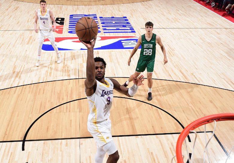 NBA回放全场录像高清：夏季联赛凯尔特人VS湖人（7月18日）布朗尼18+5