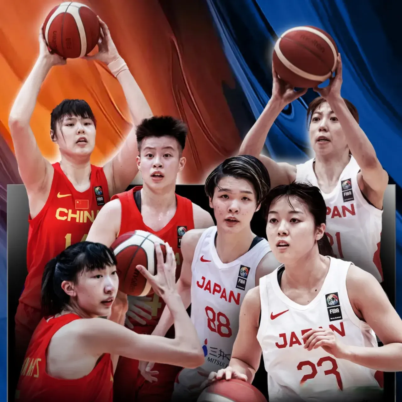 中国女篮前两次都是以2分优势日本险胜，以这次作对比用事实说话