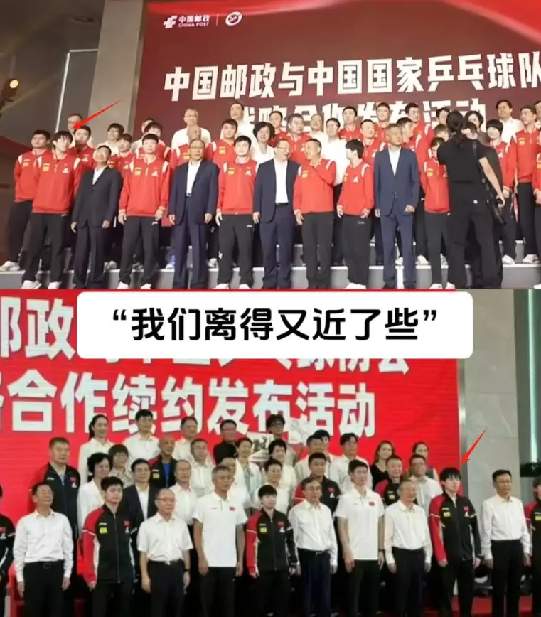 国乒大合照，暴露真实地位，王楚钦、王曼昱靠边站，C位实至名归