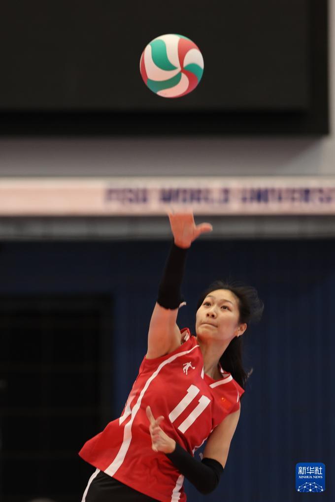 大运会——女排小组赛：中国队不敌德国队