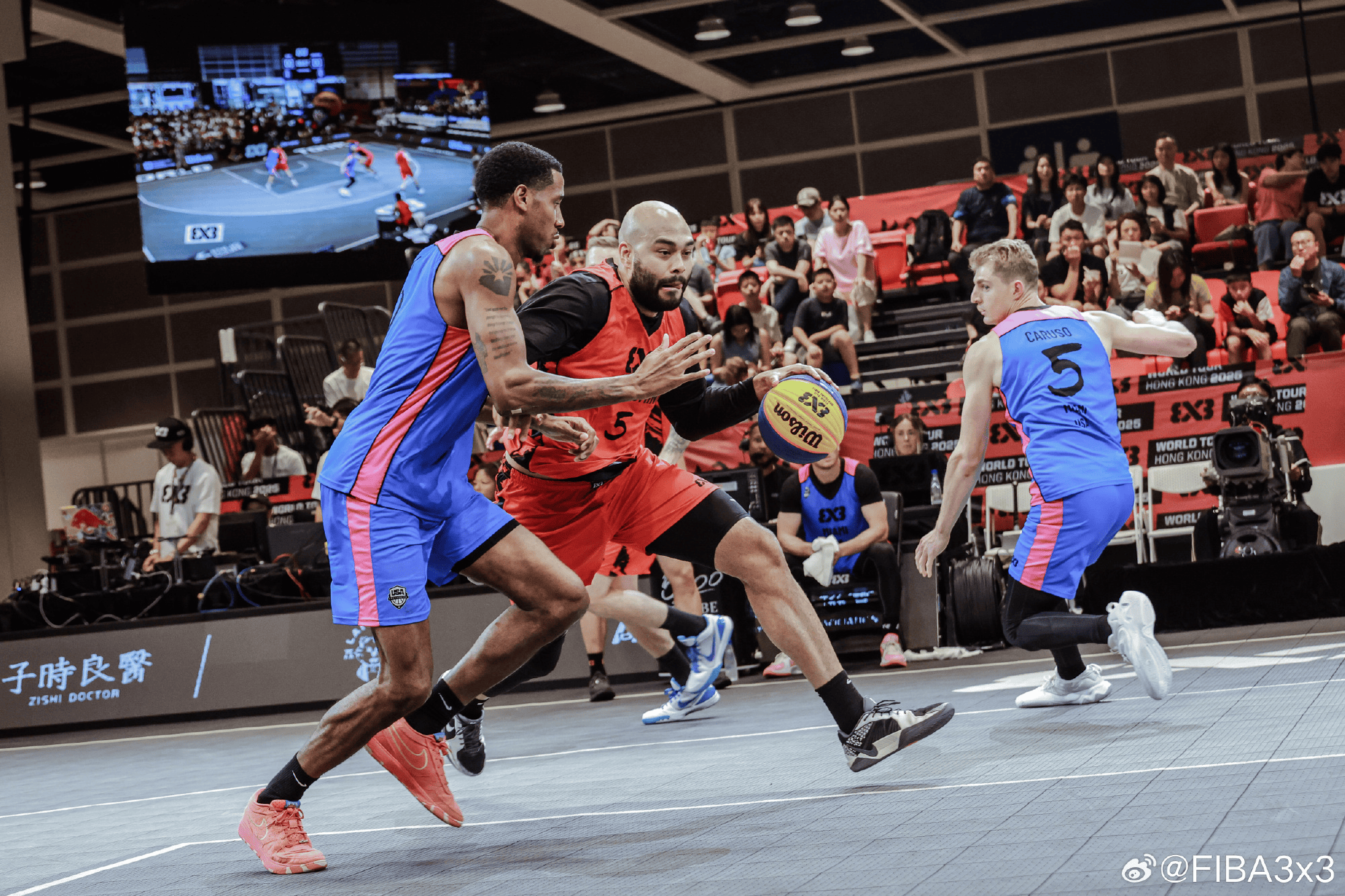FIBA三篮发布战报：中国香港大师赛崇明队首站击败迈阿密队
