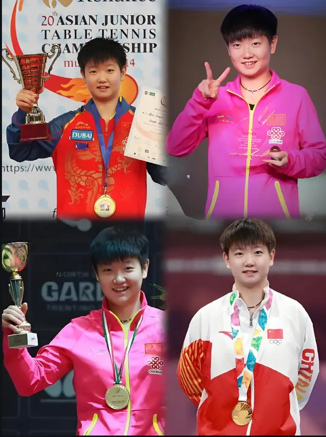 国乒大合照，王楚钦、王曼昱靠边站，孙颖莎稳居C位，王励勤现身