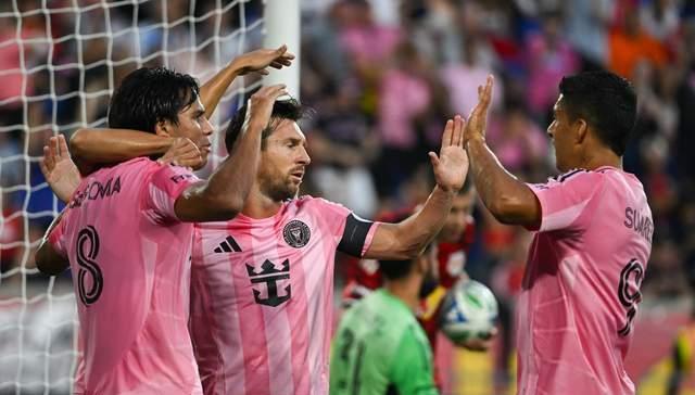 5-1！梅西杀疯了：30米奔袭+2单刀+策动4球，近7场6次双响