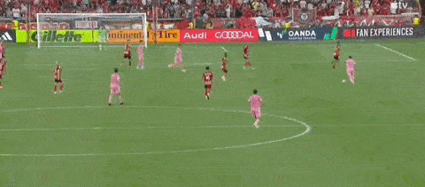 迈阿密5-1，梅西7场有6场双响！他的上帝视角助攻，比进球更漂亮