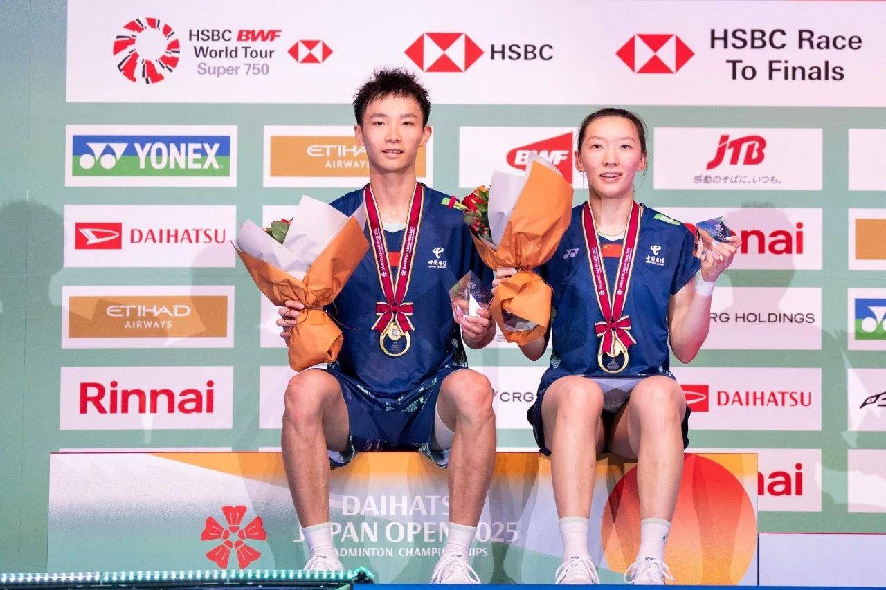奖牌收割机来了！国羽日本赛三冠一亚