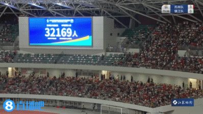 32169人现场观赛！苏州4-0镇江继续不败 镇江吞6连败 苏州4人破门