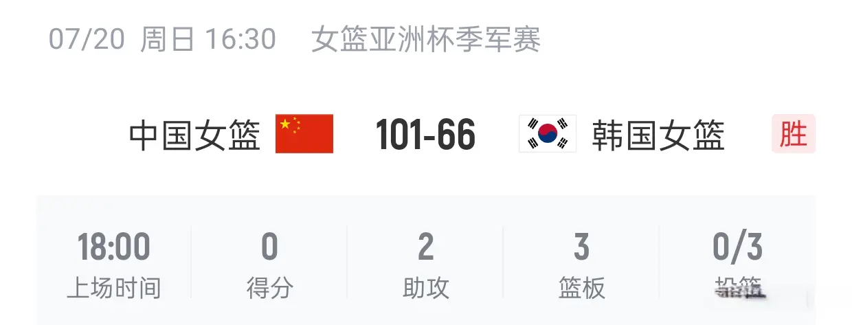 中国女篮最差球员被揪出！5场比赛3场0得分，她打的真差啊