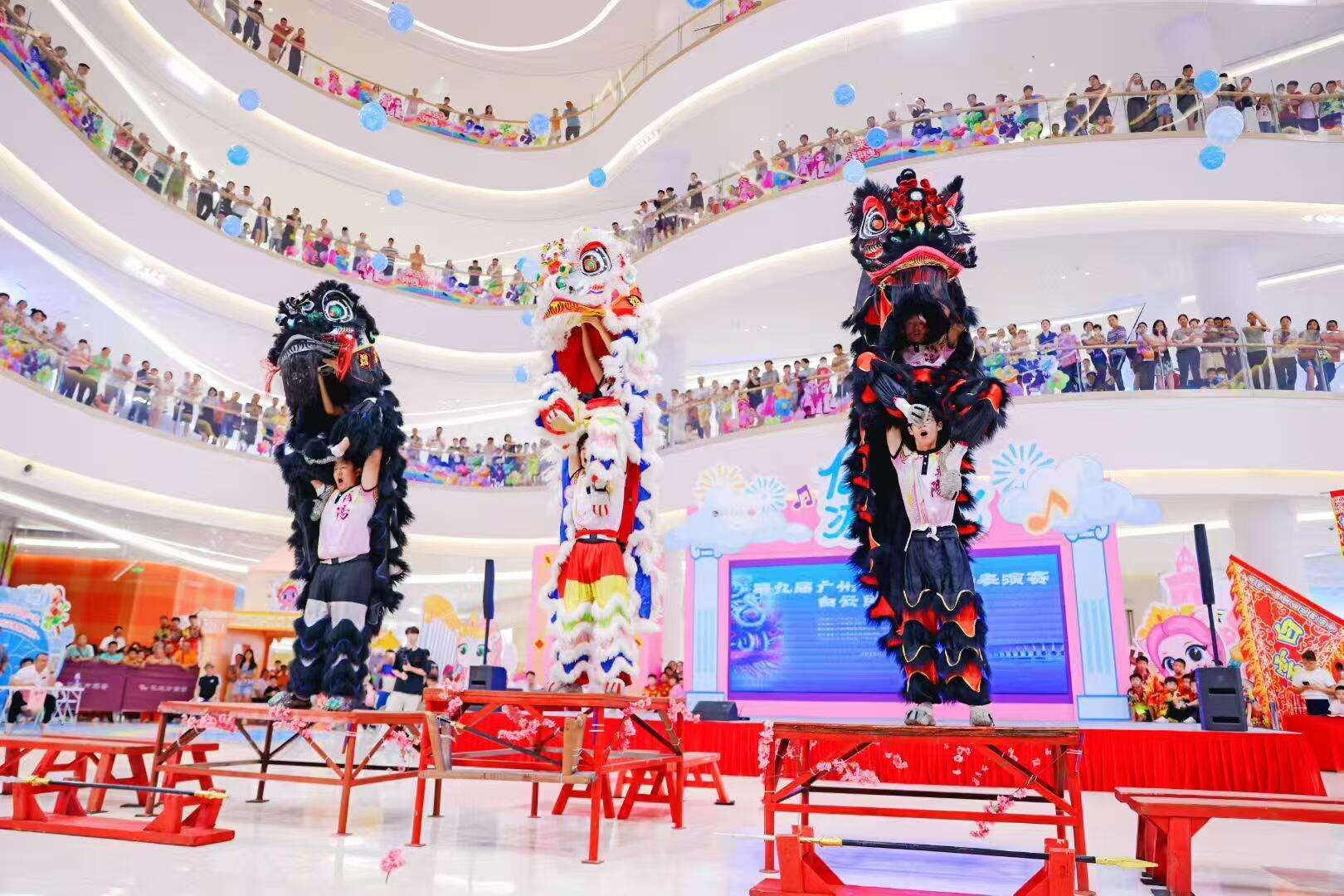 超500名“雄狮少年”轮番登场！第九届广州青少年醒狮表演赛白云区选拔赛圆满收官