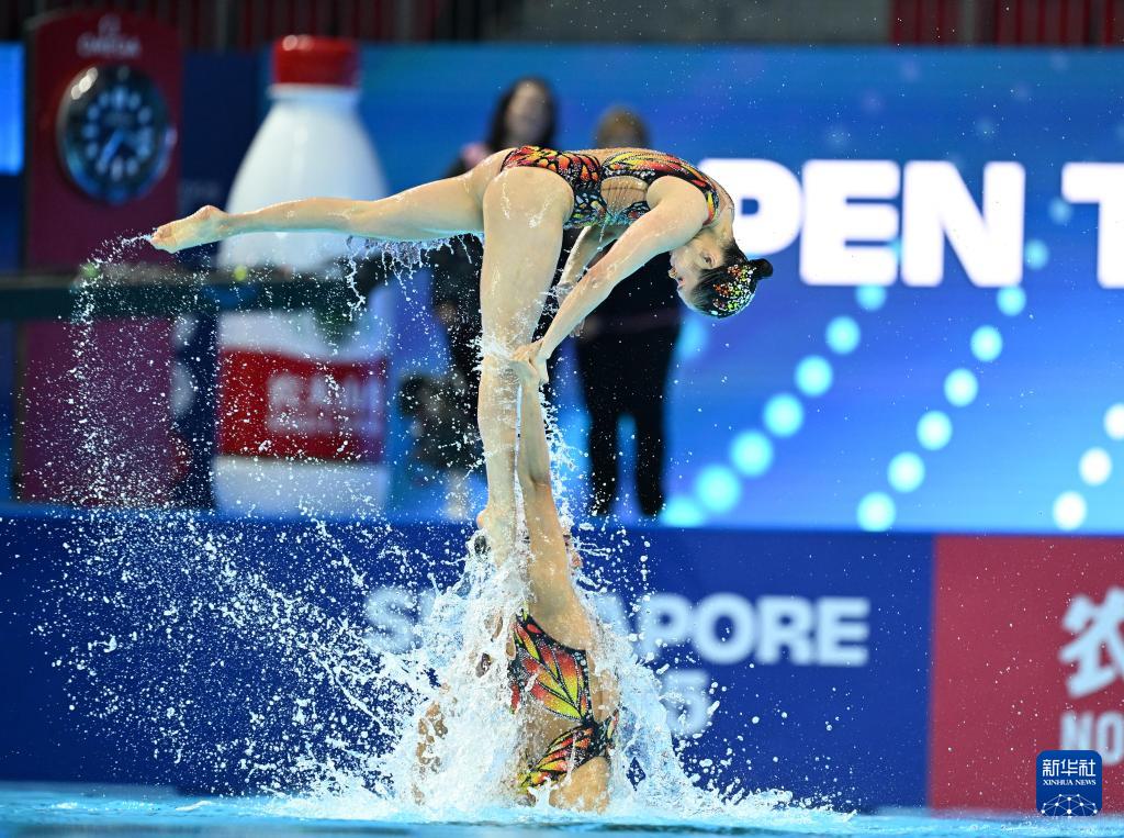 花样游泳——集体自由自选决赛赛况