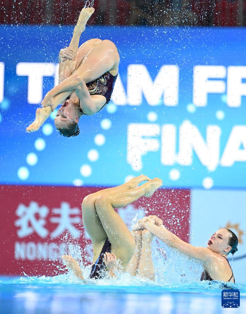 花样游泳——集体自由自选决赛赛况