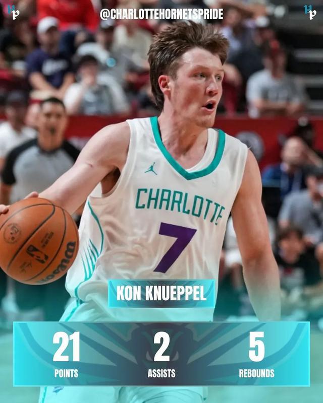 NBA|黄蜂夺得队史夏季联赛首冠，4号秀克努佩尔获决赛MVP