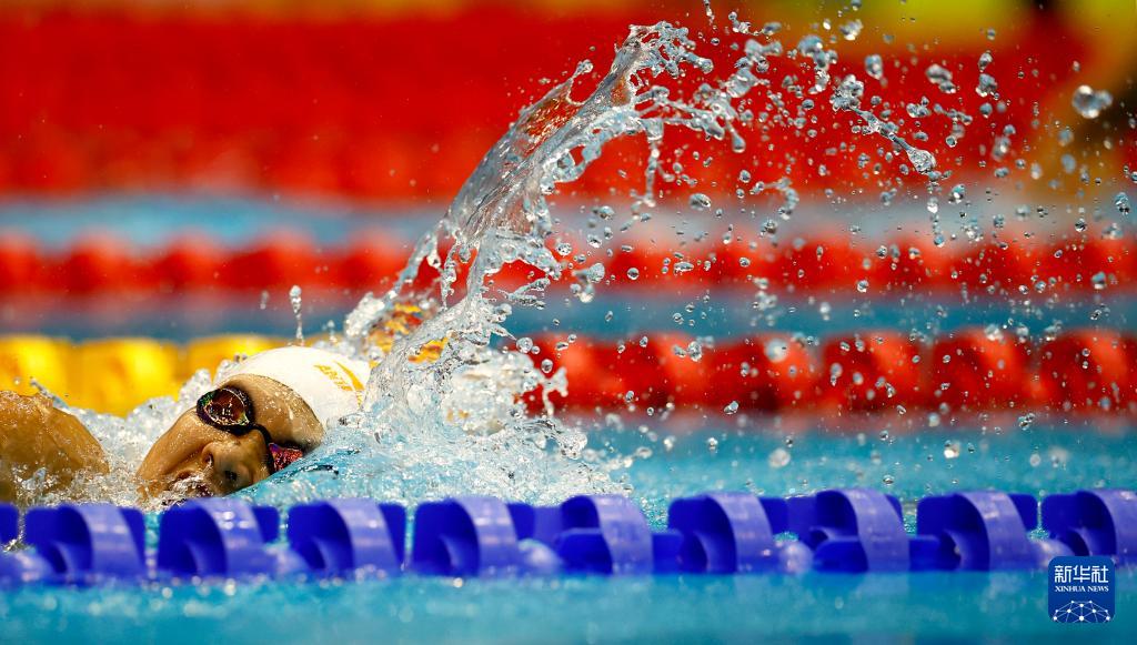 大运会——游泳：中国队获得女子4X200米自由泳接力银牌