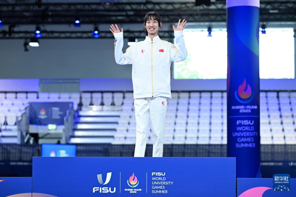 大运会——跆拳道：马静月夺得女子49公斤级金牌
