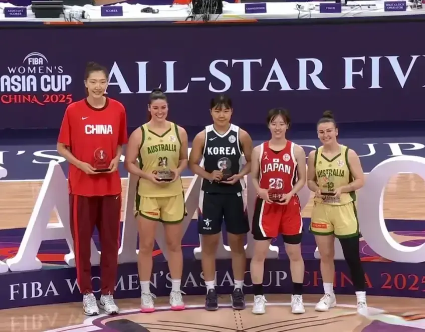 女篮亚洲杯最佳阵容出炉:5人入围，日本小将在列，中国1人惹争议