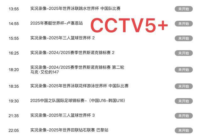 中央5台直播篮球时间表：7月8日CCTV5直播中国女篮！CCTV5节目表