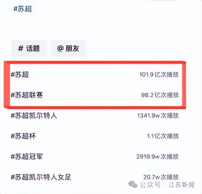 江苏新闻：苏超短视频播放量突破200亿，84%居民有观赛意愿