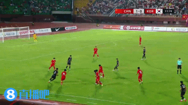 半场-万项助攻卢琦政破门金志浩双响 国少队暂1-3韩国