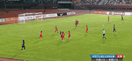 一度3分钟2球追平！中国国少3-4惜败韩国 谢晋替补传射邝兆镭破门