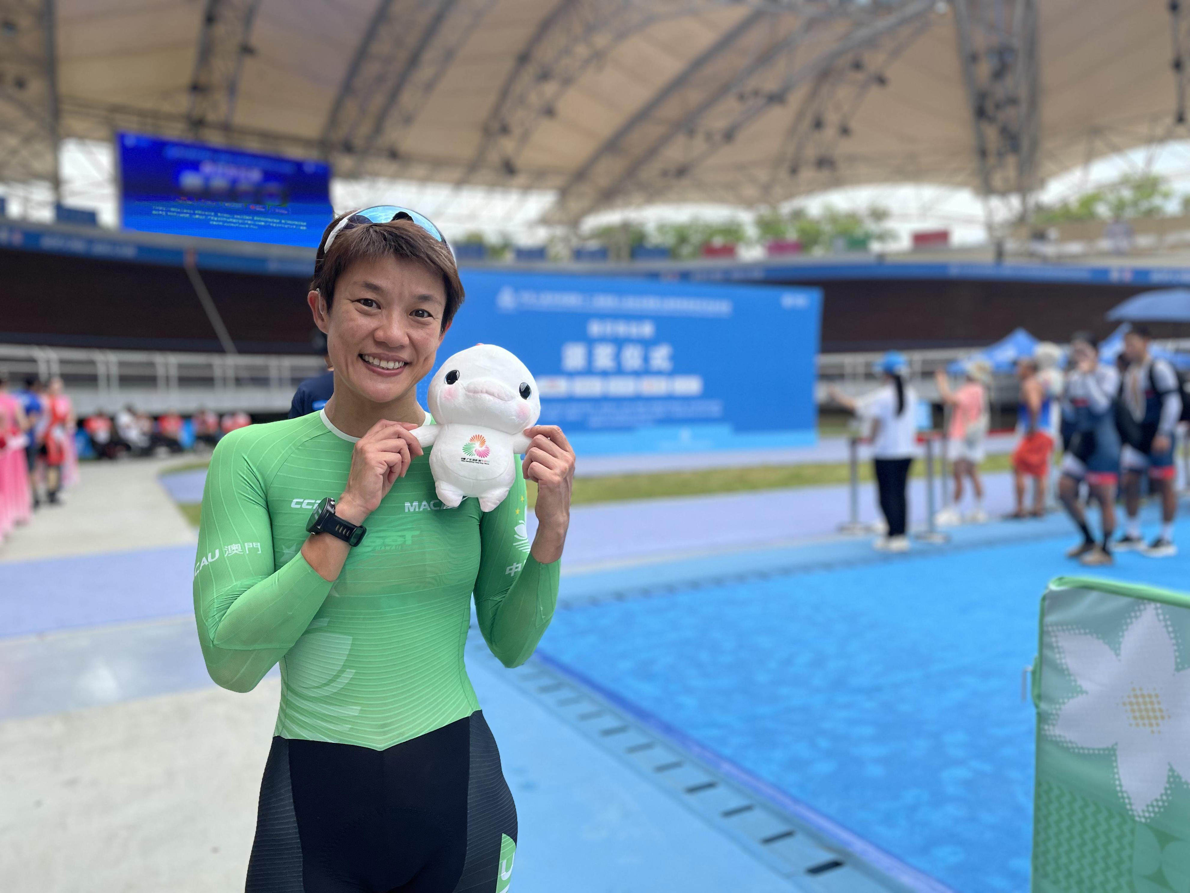 中国澳门运动员许朗：“我很享受这个比赛”