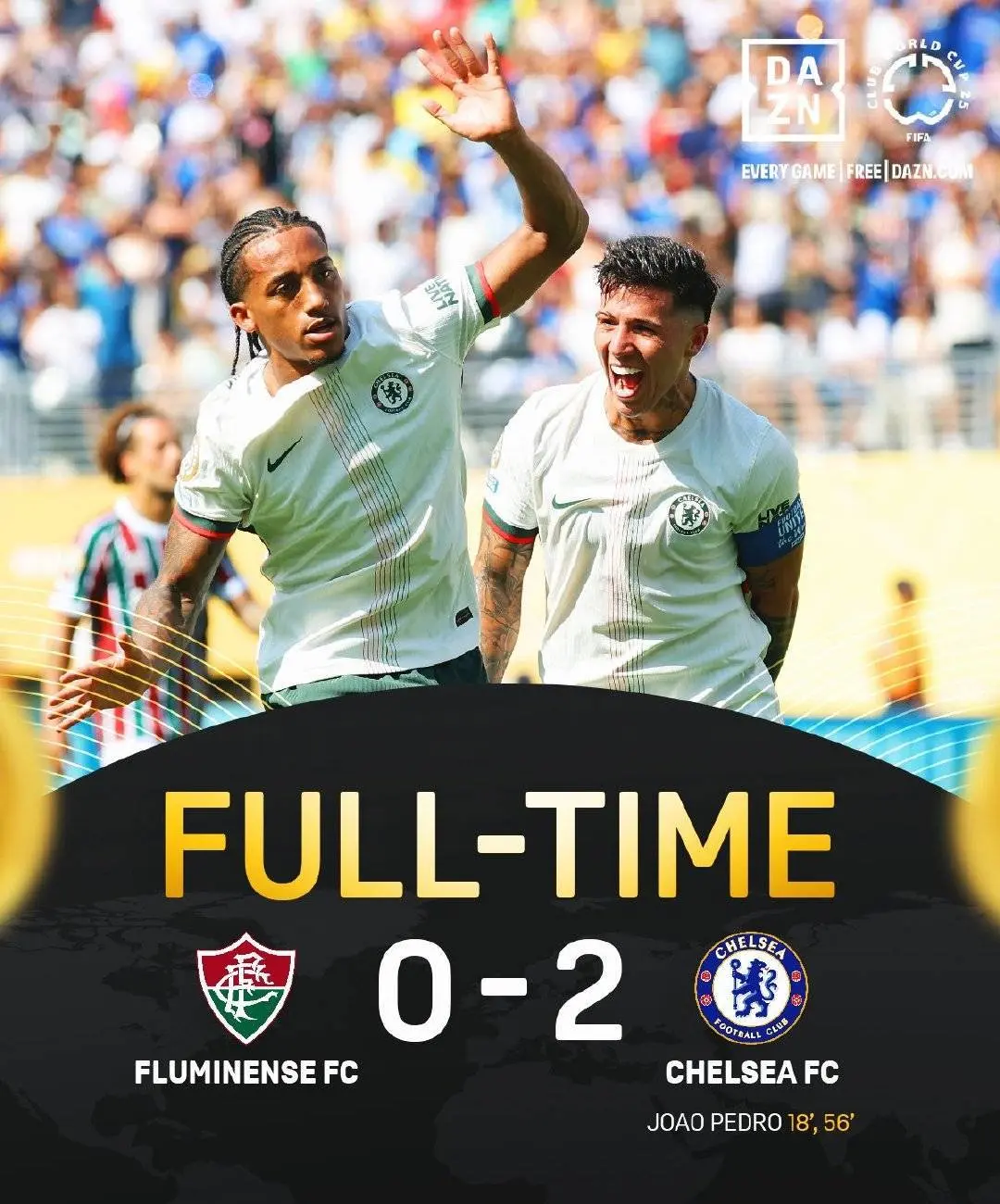 奖金过亿！切尔西2-0进决赛！新援2球淘汰母队，40岁弟媳再会蓝军