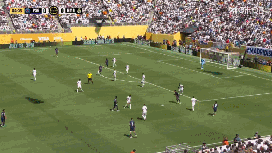 将战切尔西！巴黎4-0皇马晋级决赛 法比安双响登贝莱传射