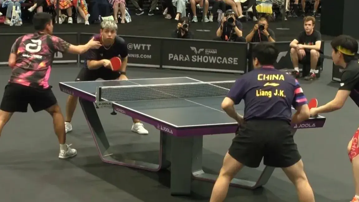 好消息！祝贺王楚钦，携手梁靖崑晋级，男双8强，国乒遭遇内战！