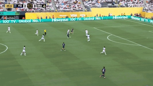 将战切尔西！巴黎4-0皇马晋级决赛 法比安双响登贝莱传射