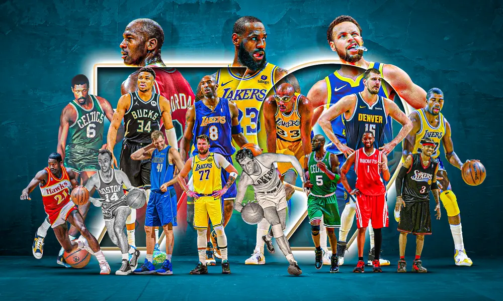 美媒评NBA历史79大球星：詹姆斯再次超过乔丹 杜兰特第12库里第13