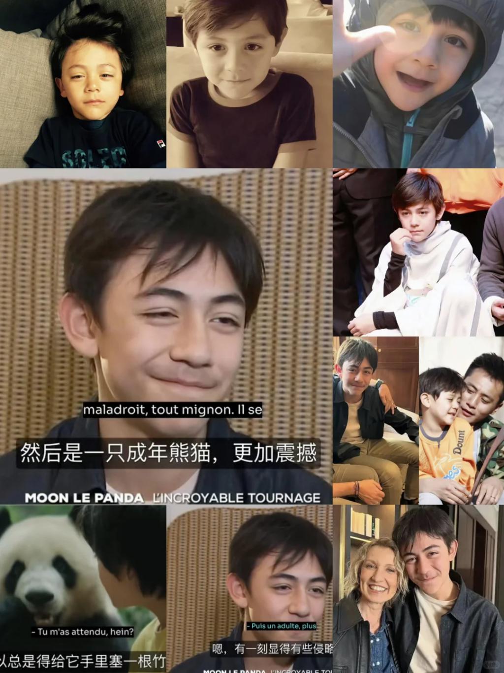 刘烨儿子上法国新闻联播，14岁诺一长相大变不敢认，一圈胡子抢镜