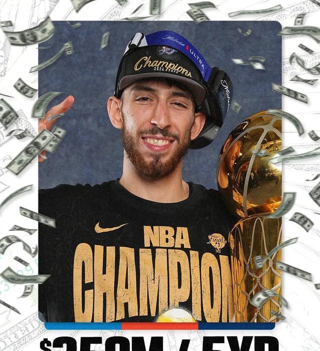 8.22亿续约！NBA最贵三巨头！雷霆刚夺冠就要解体了