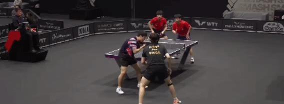 凌晨1场3-1！王楚钦+梁靖崑战胜黄友政+林诗栋，杀进大满贯半决赛