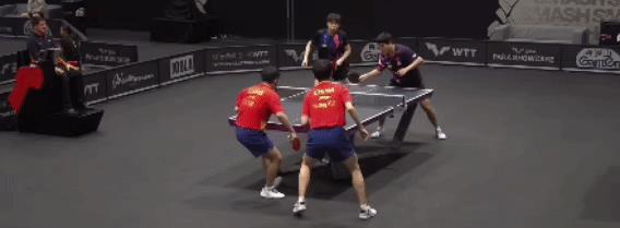 凌晨1场3-1！王楚钦+梁靖崑战胜黄友政+林诗栋，杀进大满贯半决赛