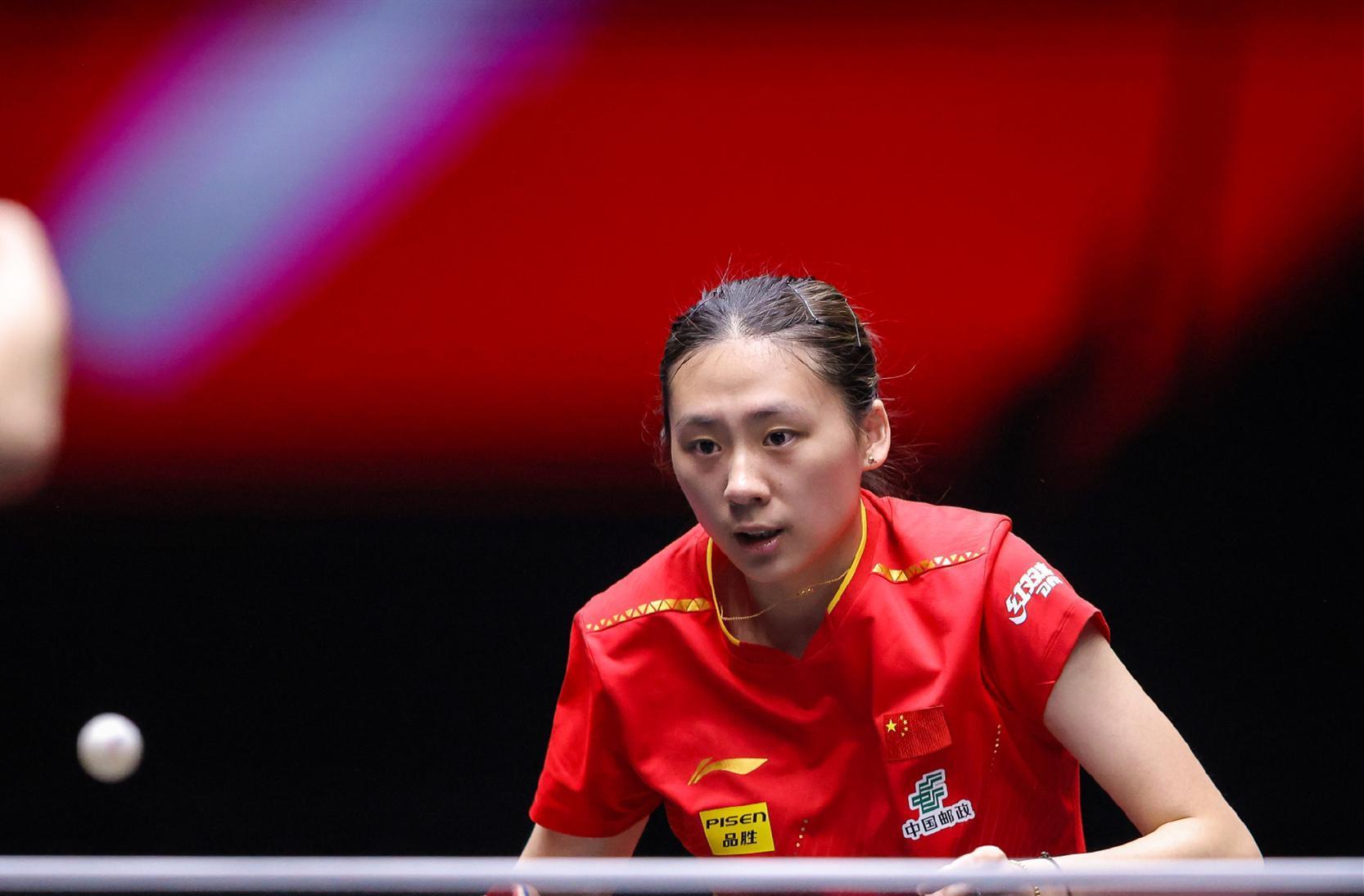 恭喜！中国女乒21岁1米77新版王曼昱崛起：3-1击败孙颖莎大蜕变