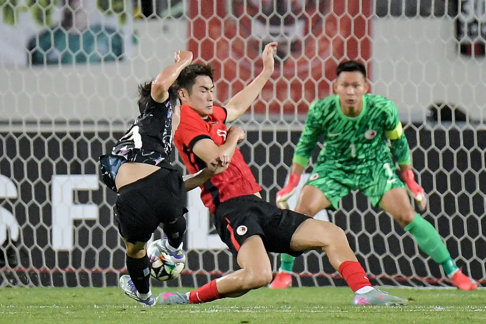顽强？中国香港0-2韩国！27分钟才丢球，名记：末轮战国足五五开