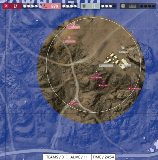 PNC出征赛决赛D1R6：EA吃鸡，单局5淘汰